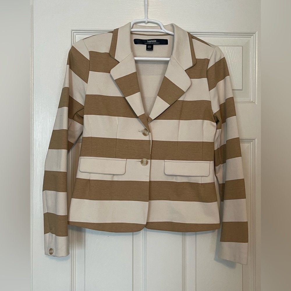 Kenzie striped blazer